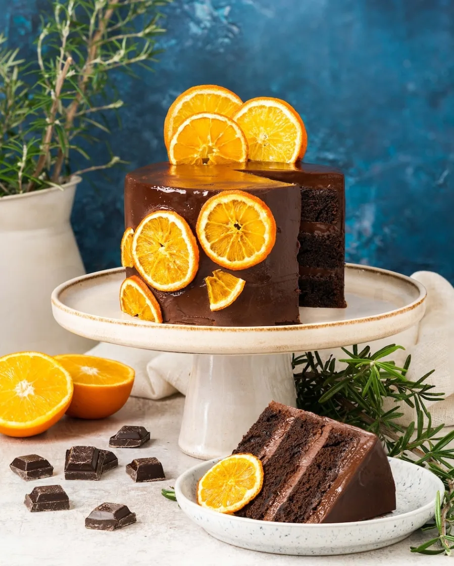 Chocolate Orange Cake stacked3 copy