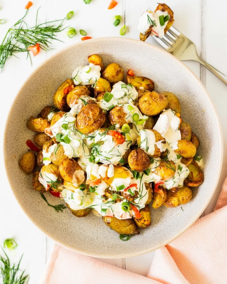 Crispy Potato Salad stacked1 copy
