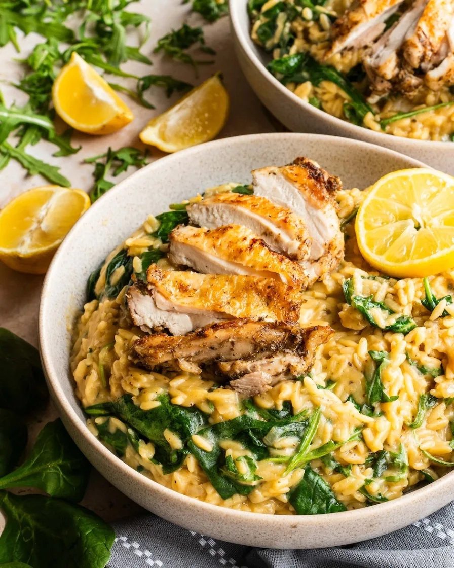Lemon Chicken Orzo Pasta 08115 copy