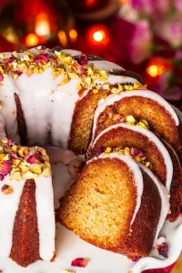 Gulab Jamun Bundt Cake stacked3