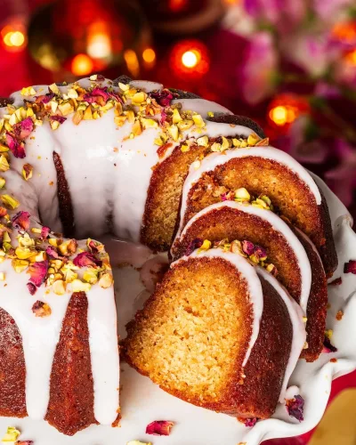 Gulab Jamun Bundt Cake stacked3