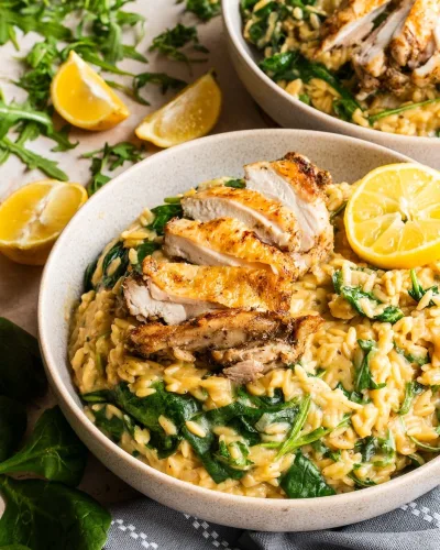 Lemon Chicken Orzo Pasta 08115 copy